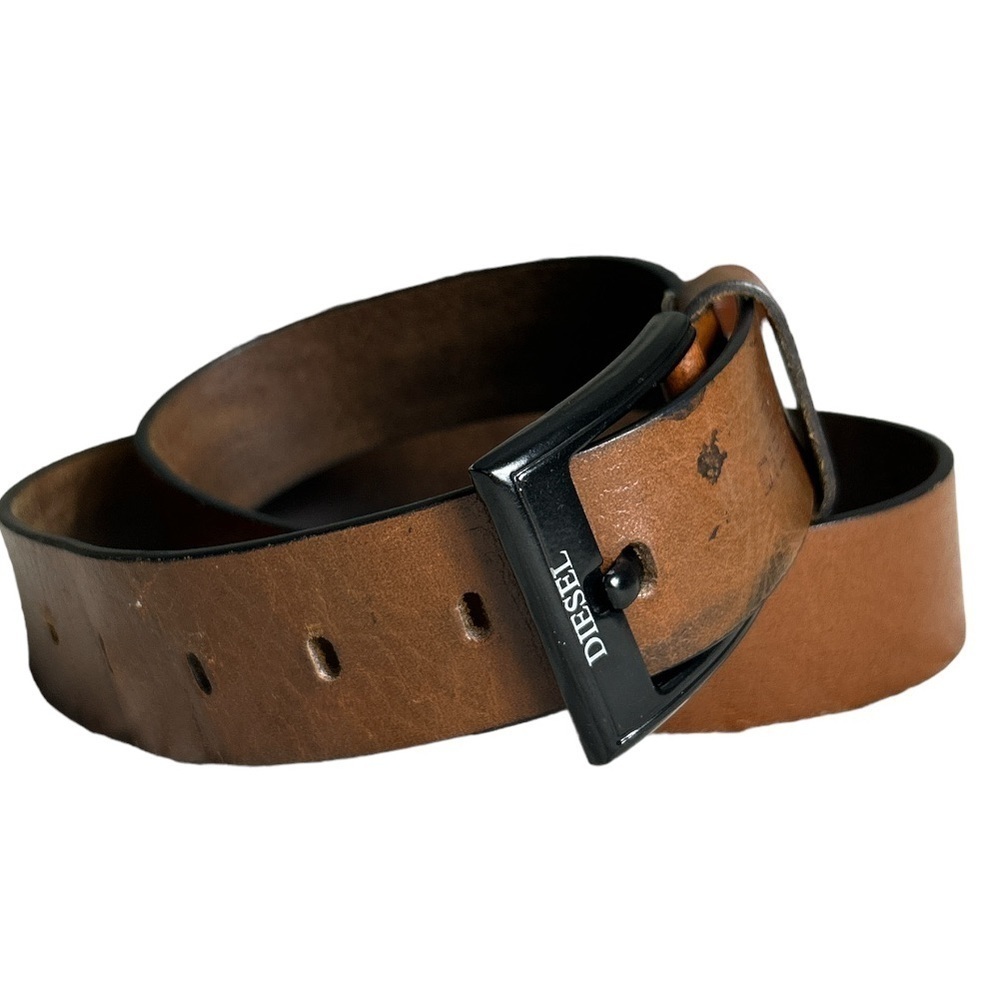 Diesel Genuine Leather Brown Belt